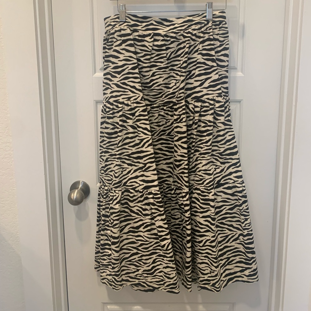 Nikki Chasin Zebra Skirt - Large - Picture 4 of 6